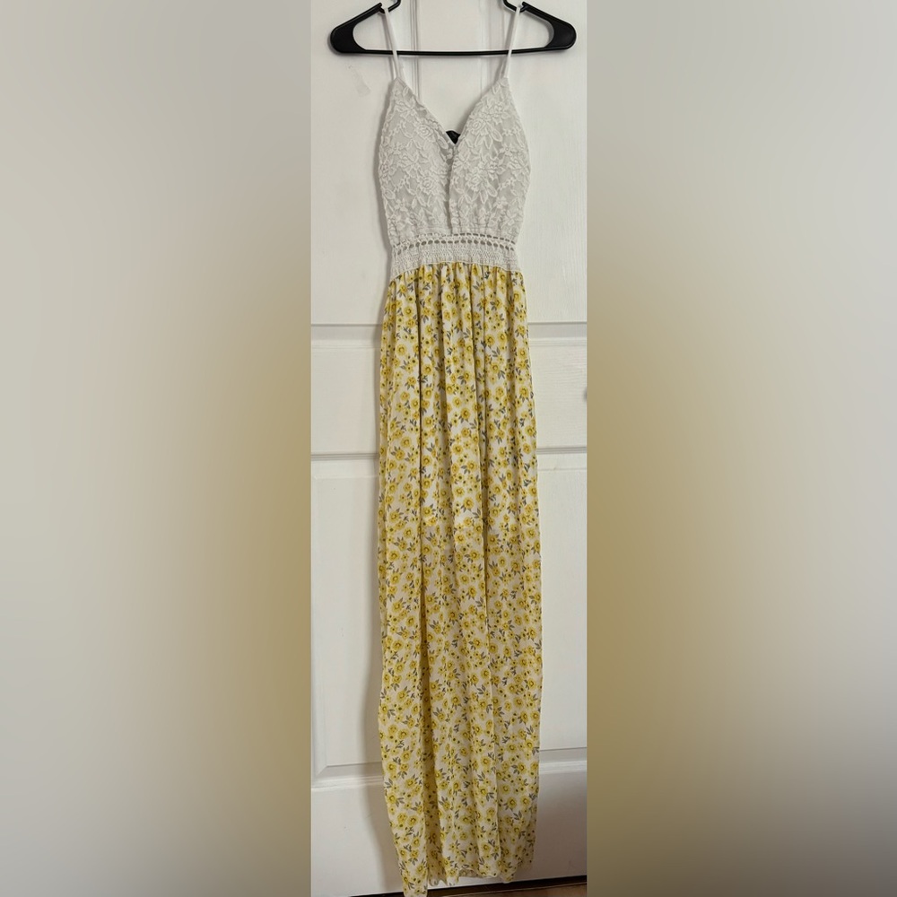 floor-length dress
